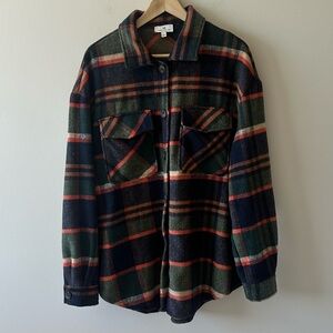 Urban Daizy Plaid Shacket